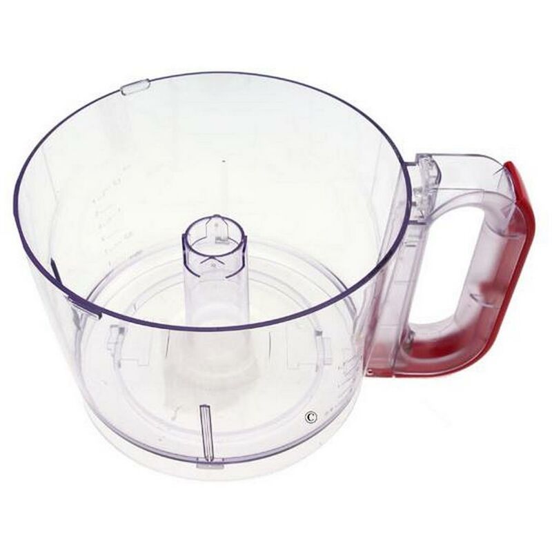 foto del prodotto ciotola sminuzzatrice rossa robot da cucina e cuocitutto moulinex 630603000435863963