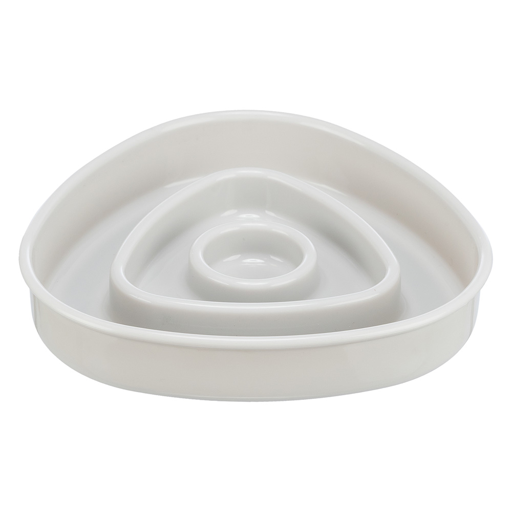 foto del prodotto ciotola trixie slow feeding triangolare 350 ml, 15 cm