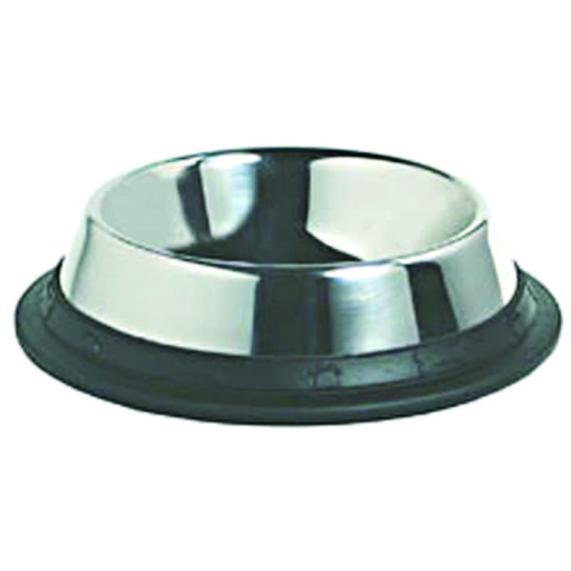 foto del prodotto ciotole in acciaio inox per cani cm.19x4,5h. capienza lt.0,50