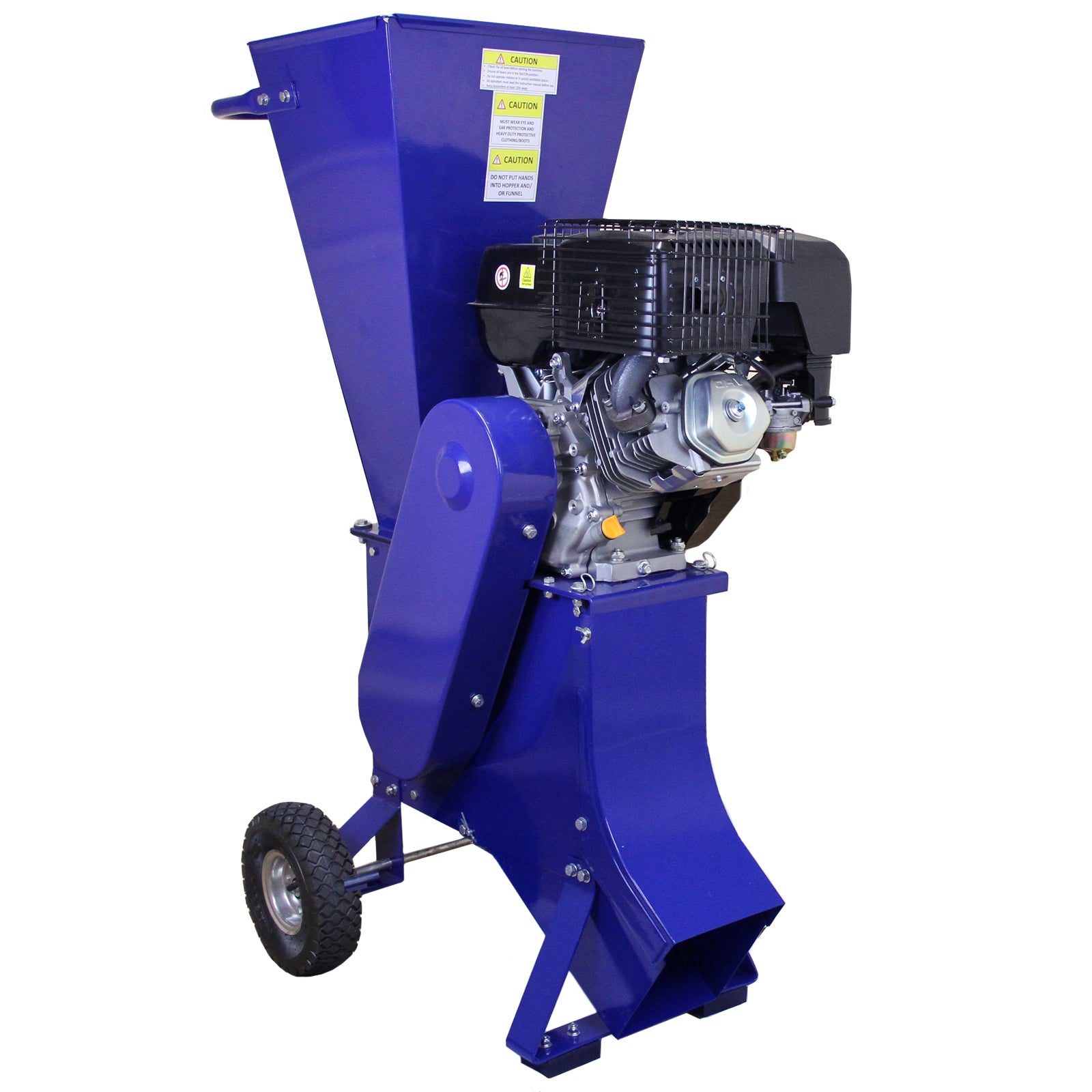foto del prodotto cippatrice 15hp 420cc benzina per distruzione legna, rami, ramoscelli e foglie