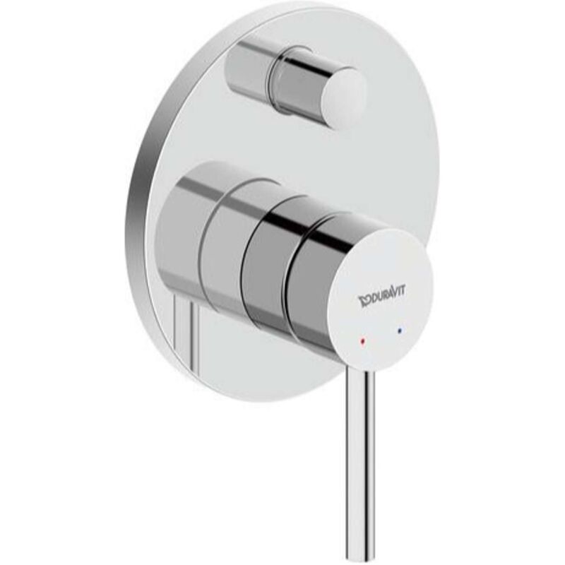 foto del prodotto circle - miscelatore ad incasso per 2 utenze, con corpo incasso, cromo ce4210008010 - duravit