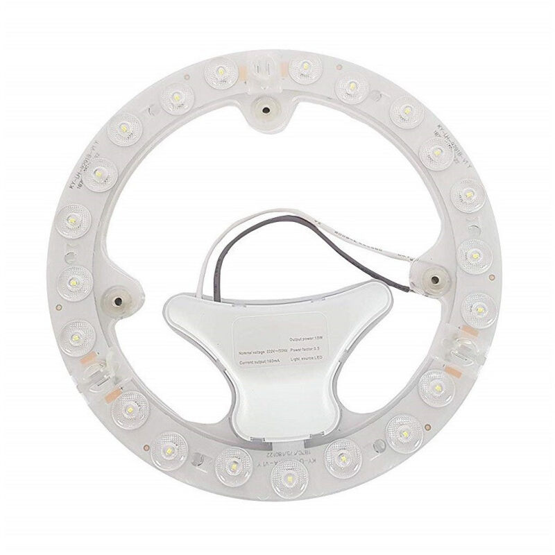 foto del prodotto circolina led attacco magnetico 12w 1650 lumen 15 led bianco freddo 6500k circolare trade shop traesio