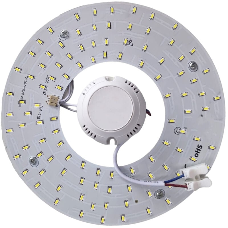 foto del prodotto circolina led smd 36w corona luce calda 3000k sostituzione plafoniera btl 603