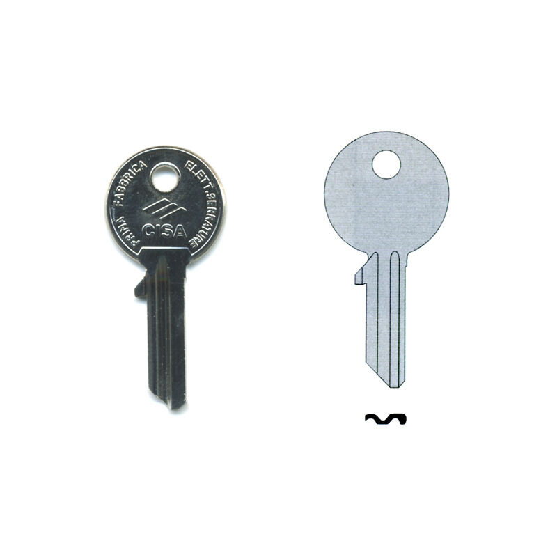 foto del prodotto cisa 01420 00 2 chiave 4 perni sx