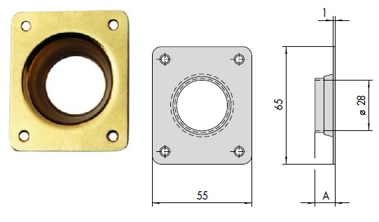 foto del prodotto cisa 06140-02 borchia ottone x serr.