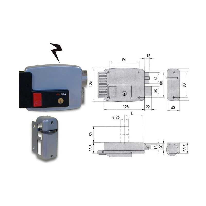 immagine 0 del prodotto cisa 11670 70 2 serr el appl cil stac sx