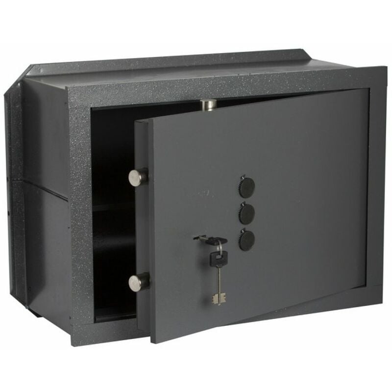 foto del prodotto cisa cassaforte con combinatore e chiave 82210.31 incasso a muro 36x20x24