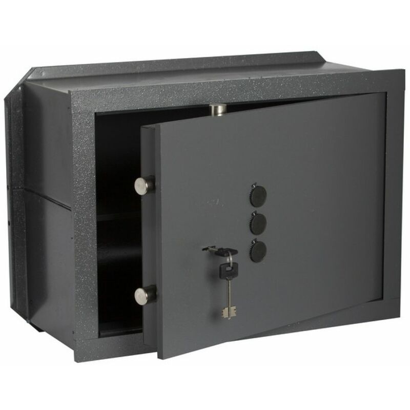 foto del prodotto cisa cassaforte da muro art. 82210 chiave combinatore mm. 360x200x240 h