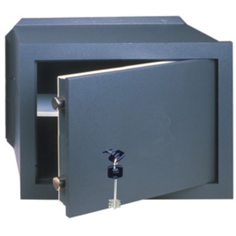 foto del prodotto cisa - cassaforte solo chiave art. 82010.50 da incasso a muro cm.49x20x36