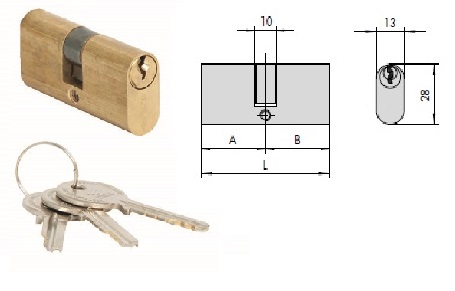 foto del prodotto cisa cilindro 08210-12 ov. mm.70 30-40