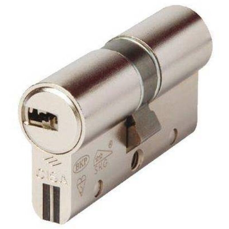 foto del prodotto cisa - cilindro sagomato ap4 s ott.nich.satin chiavi 5 mm 70 35+35