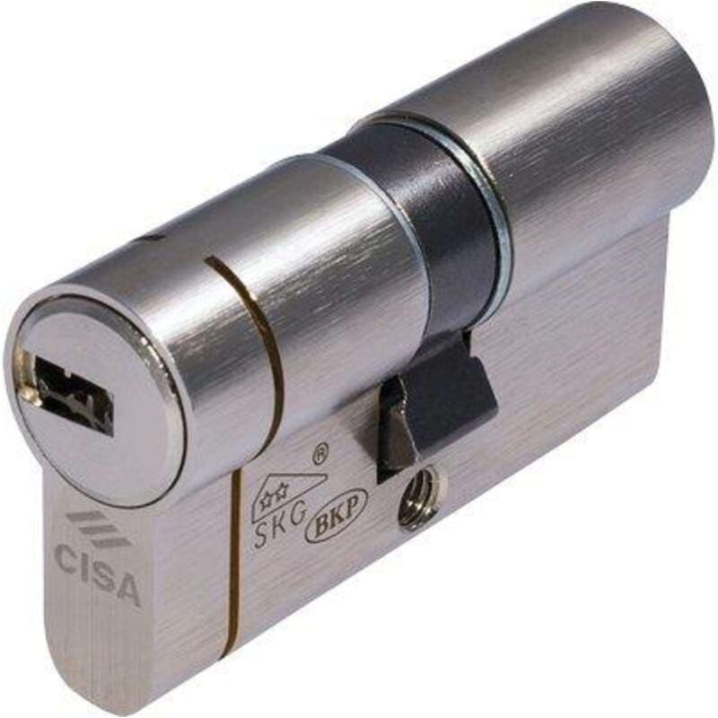 foto del prodotto cisa - cilindro sagomato astral tekno pro ott.nich.satin chiavi 5 1 mm 100 40 60