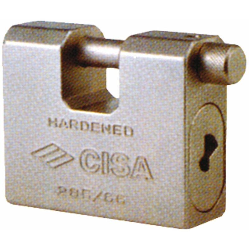foto del prodotto cisa lucchetto corazzato antiscasso in acciaio 75 mm.