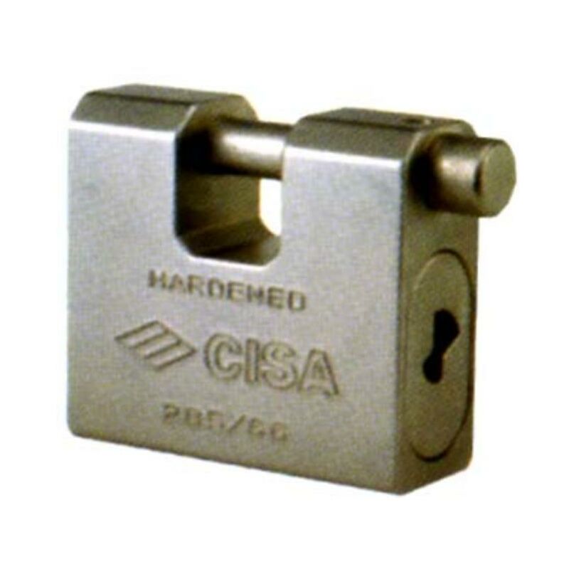 foto del prodotto cisa lucchetto rettangolare 84mm in acciaio f150717284
