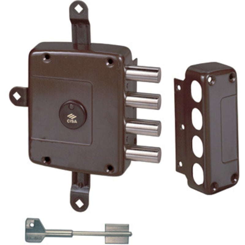 foto del prodotto cisa - serratura legno applicare 57172 dm m4 quint e.mm 63 dx