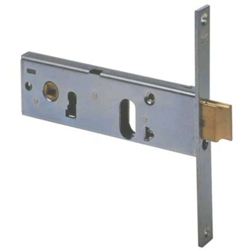 foto del prodotto cisa serratura metallo infilare 44151 b.q zinc f.mm 20 f.ovale m1 scr h.mm 44 e.mm 60 1 pezzo