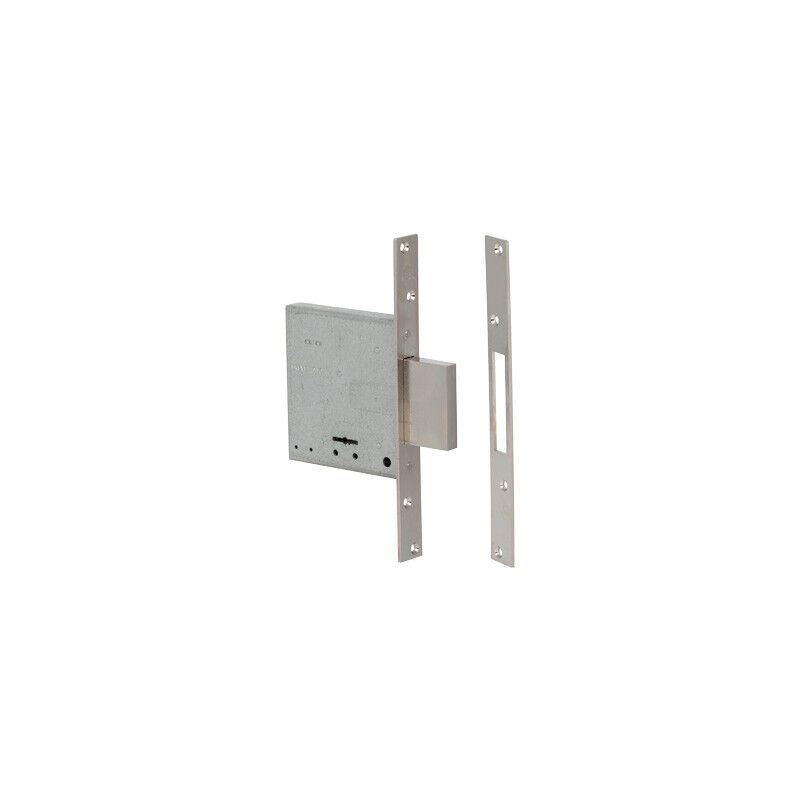 foto del prodotto cisa serratura metallo infilare 57010 b.q zinc f.mm 25 dm m4 h.mm 114 e.mm 70