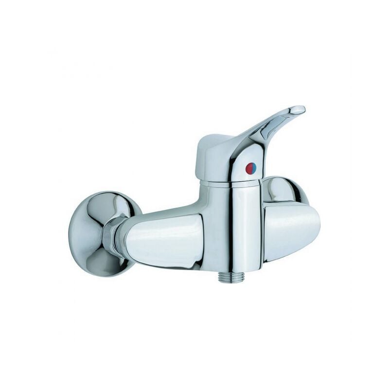 foto del prodotto cisal miscelatore doccia a muro con attacco 1 2 m 150 170 x 153 mm in ottone cromato mito
