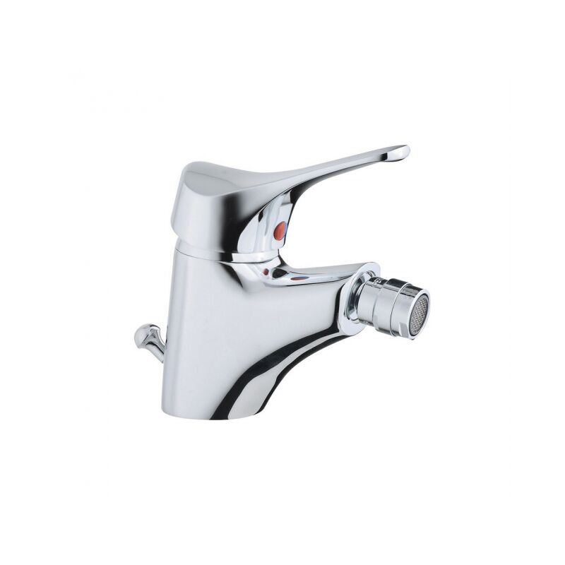 foto del prodotto cisal miscelatore monocomando per bidet 135 mm in ottone cromato con scarico automatico mito