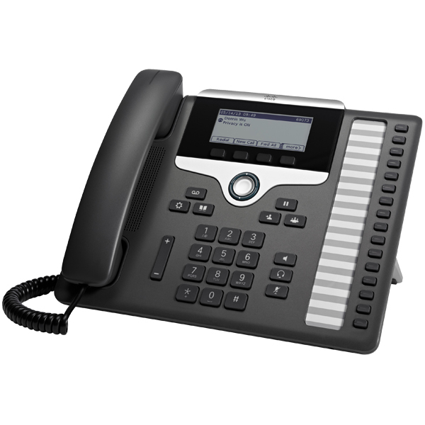 foto del prodotto cisco 7861 telefono ip nero, argento 16 linee lcd