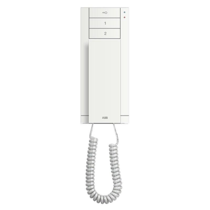 foto del prodotto citofono abb m22002 w 02 a 3 pulsanti ip30 bianco wli101b