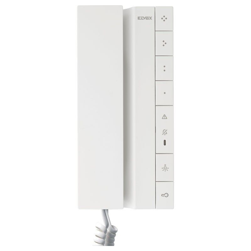 foto del prodotto citofono con cornetta elvox vimar voxie 2 fili plus 6 pulsanti 40542