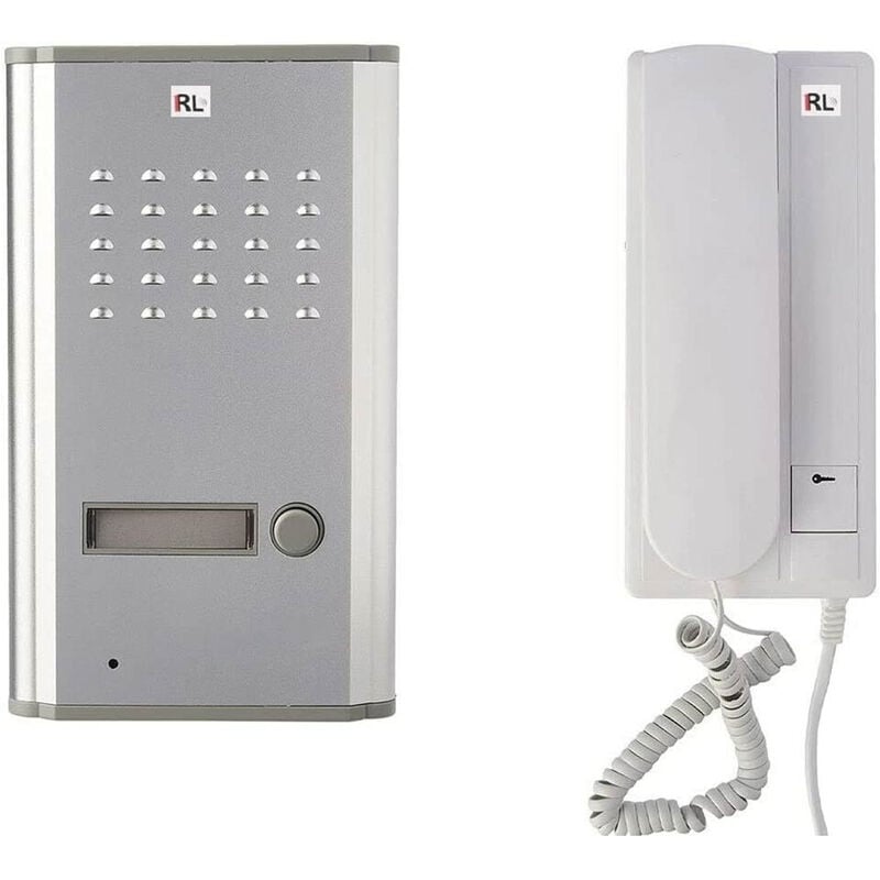 foto del prodotto citofono con cornetta monofamiliare unifamiliare con funzione apriporta per esterno per suonare alla porta della casa portone villa 220v