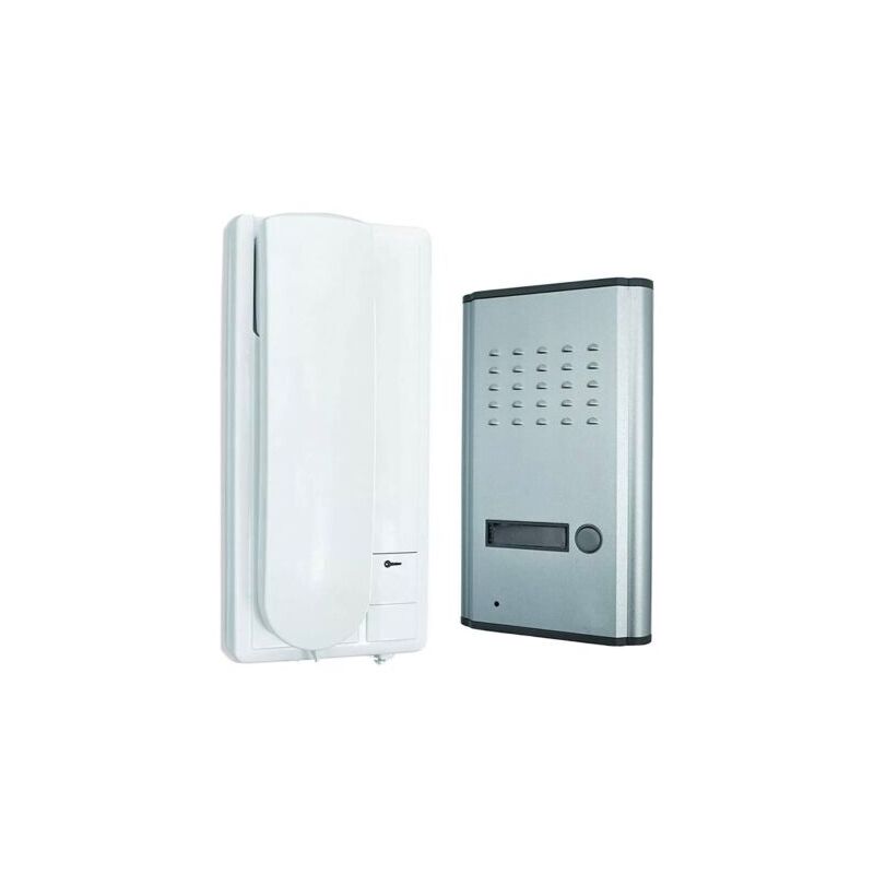 foto del prodotto citofono unita esterna interna cornetta casa pulsante per apertura cancello 220v