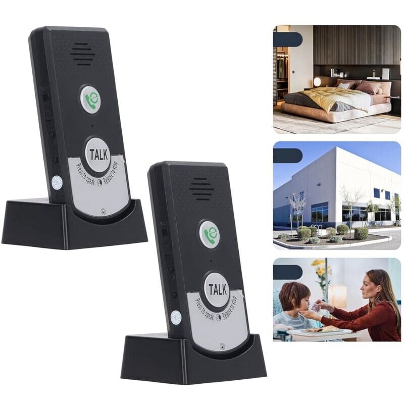 foto del prodotto citofono vocale bidirezionale h8, citofono wireless a lunghissimo raggio, facile da installare per la sicurezza domestica, sistema citofonico