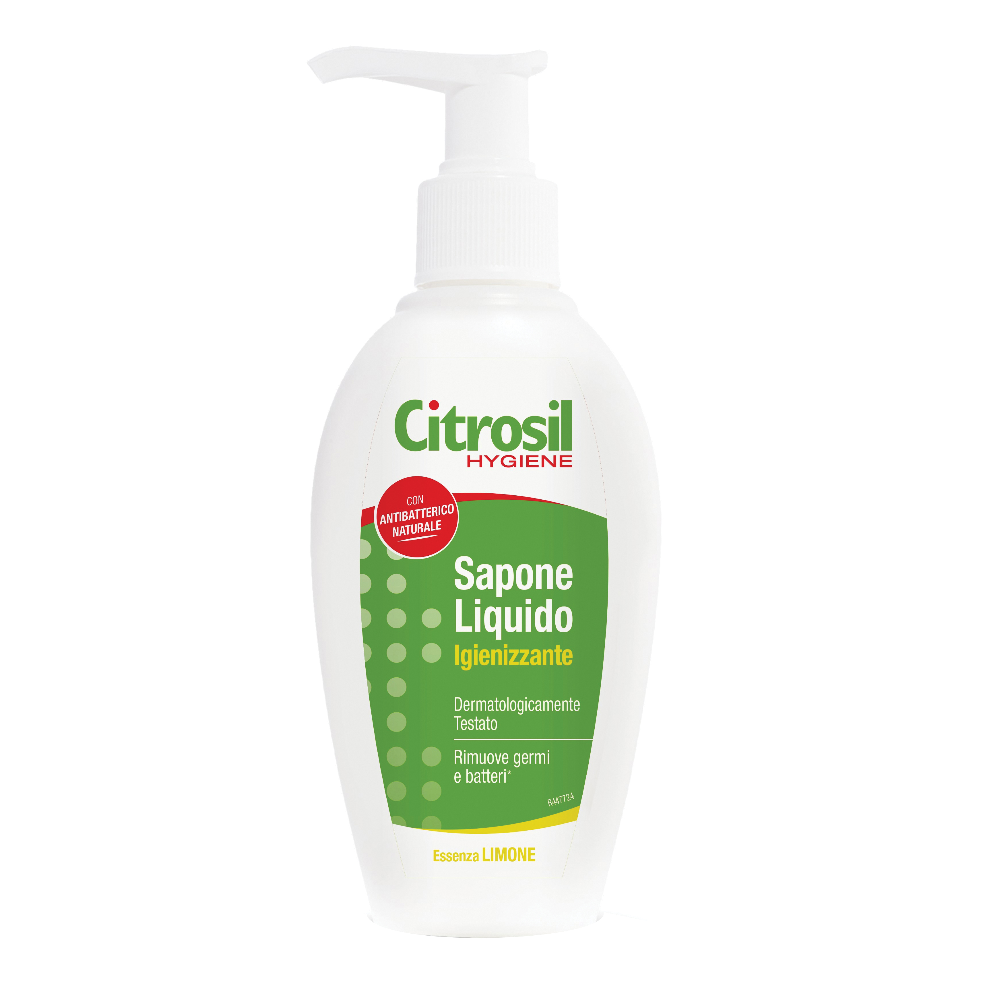 foto del prodotto citrosil hygiene sapone liquido igienizzante antibatterico al limone 250 ml