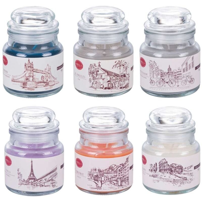 foto del prodotto city candela giara grande 6 colori assortiti 500 gr