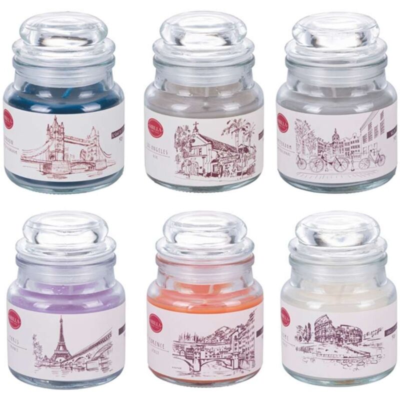 foto del prodotto city candela giara media 6 colori assortiti 330 gr
