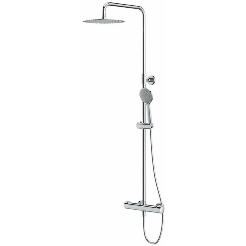 foto del prodotto city set doccia termostatico, diametro 25 cm, 3 getti, cromo s951 340 cersanit