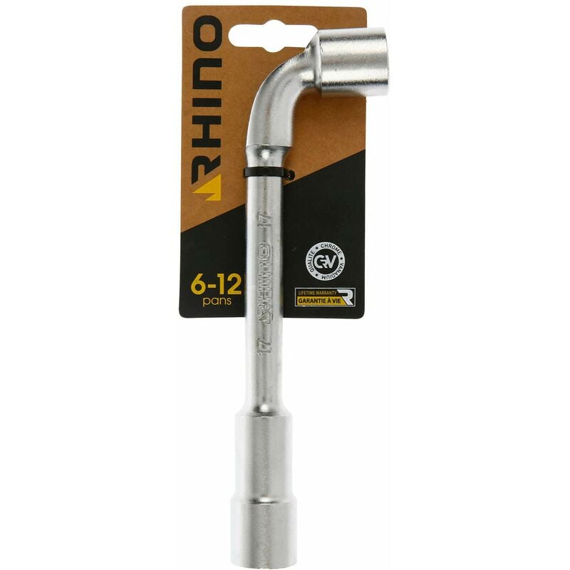 foto del prodotto cl tubulaire et pipe 17mm tubolari, chiave per tubo da 17 mm, diametro, impronta 6 12 esagonali, realizzata in acciaio cromo vanadio , garanzia a