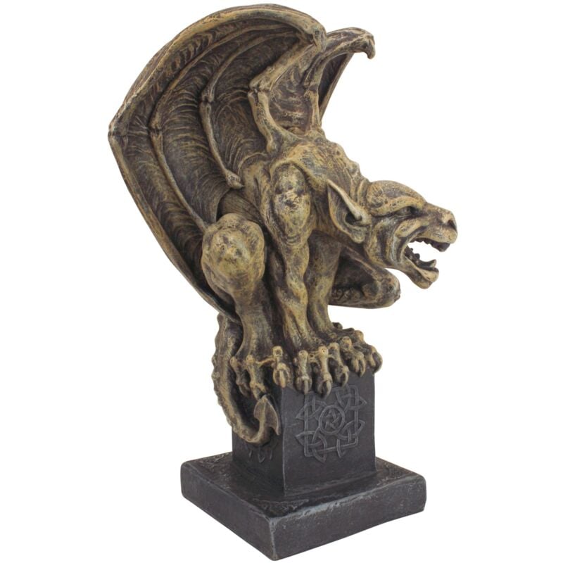 foto del prodotto cl55662 abbadon statua del gargoyle, allora design toscano