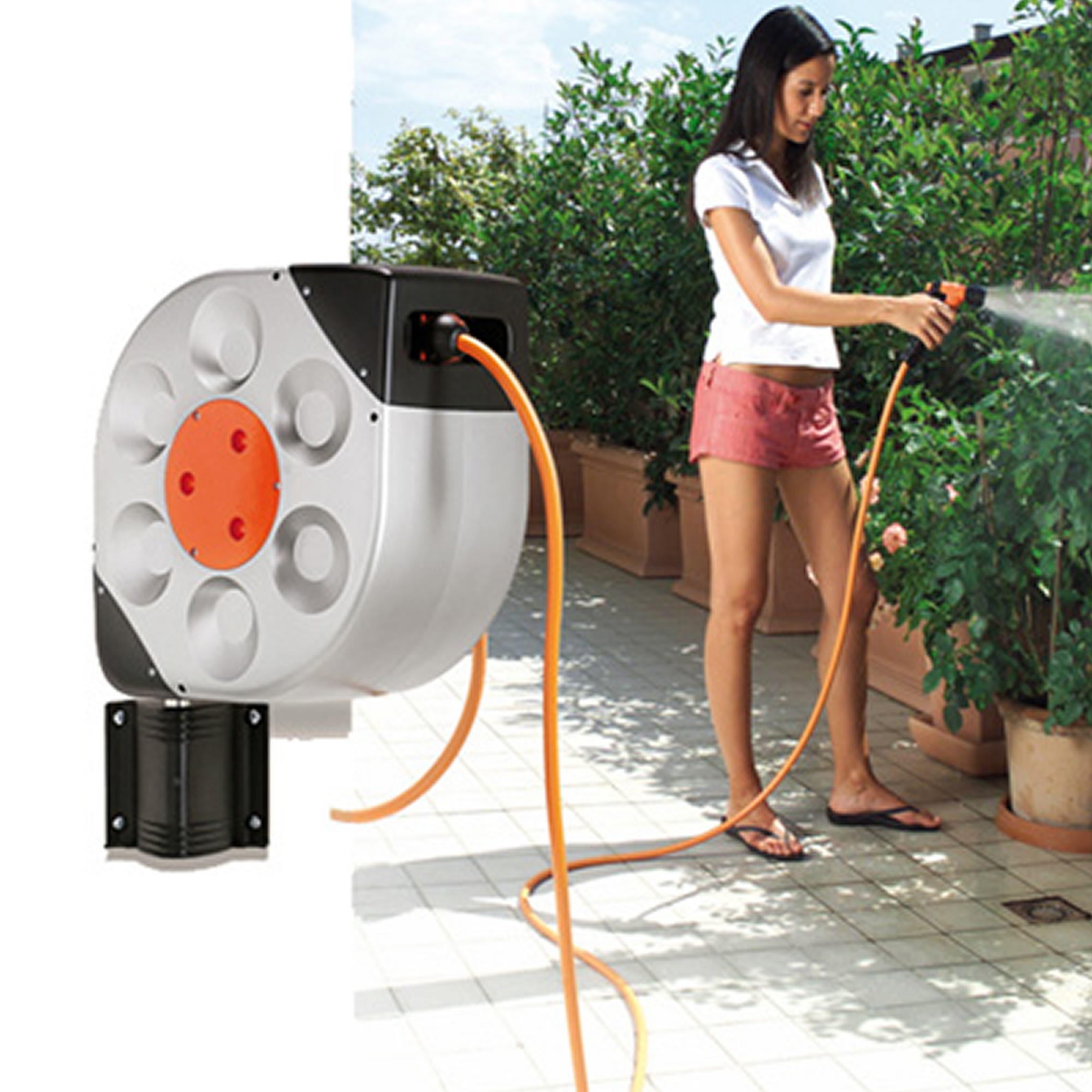 foto del prodotto claber avvolgitubo claber rotoroll automatic mt 20
