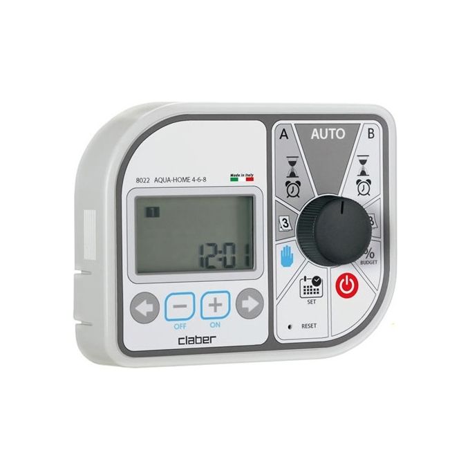 foto del prodotto claber centralina aqua home 4-6-8 8022