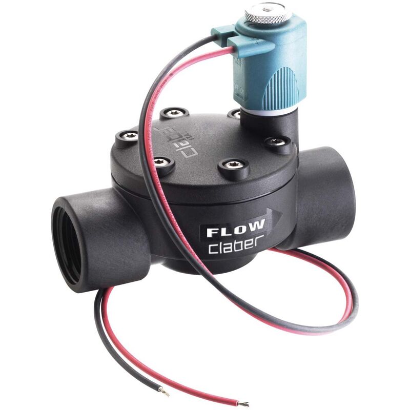 foto del prodotto claber elettrovalvola 9v, valvola femmina per sistema di irrigazione interrato