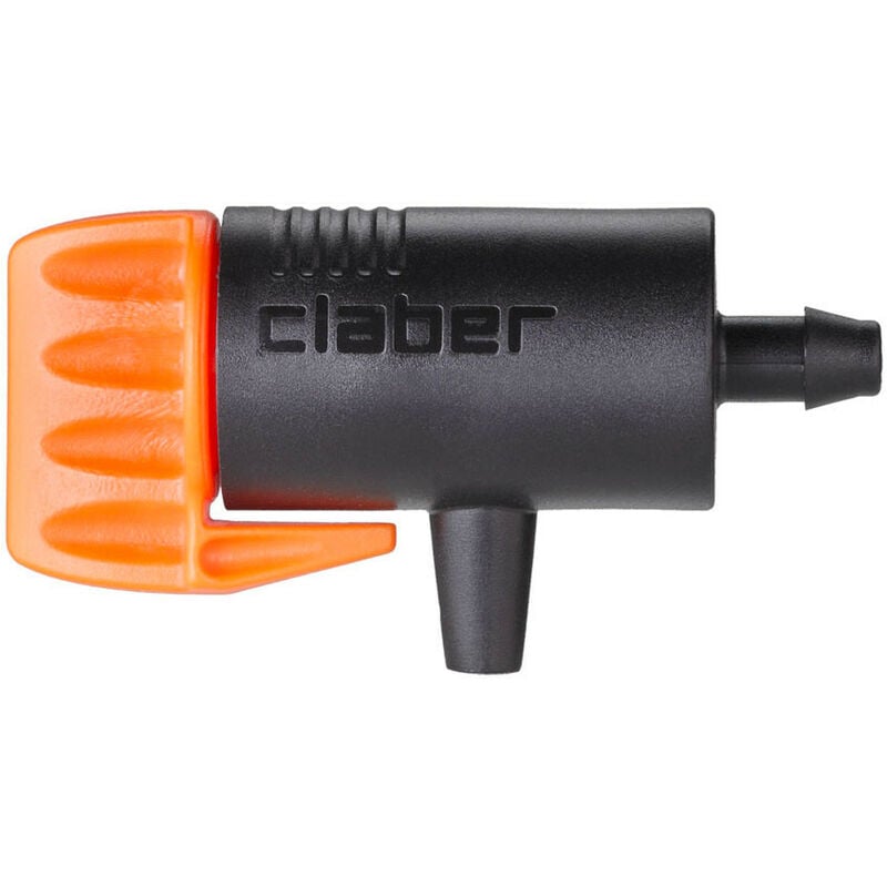 foto del prodotto claber gocciolatore fine linea da 0 6 l h, regolabile per sistema di irrigazione a goccia