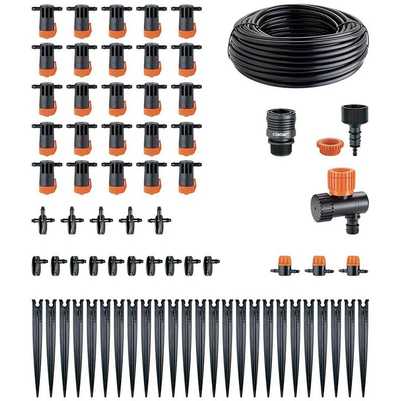 foto del prodotto claber kit drip 25 vasi plus