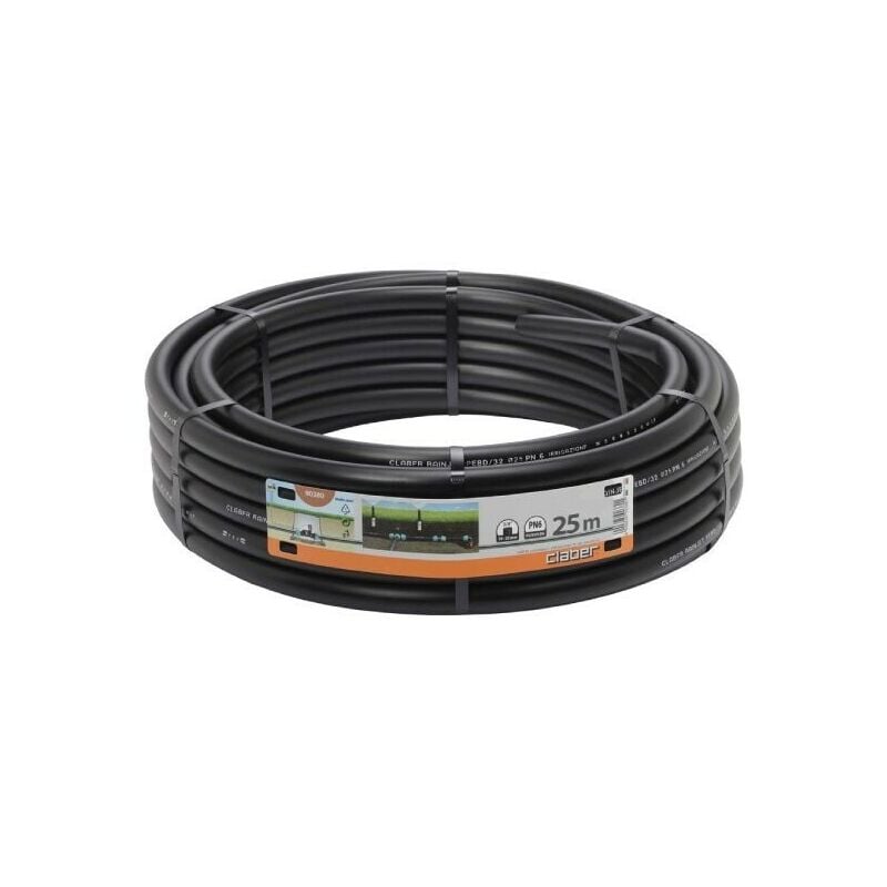 foto del prodotto claber - rotolo di tubo in pe pfa6 25 mm. per raccordi a compressione 25 mt. 90380