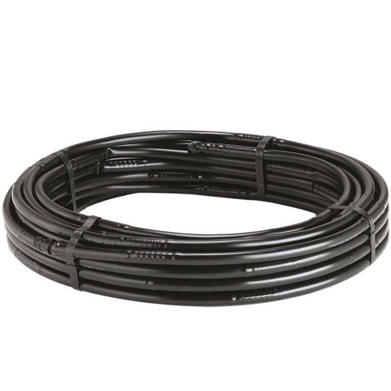 foto del prodotto claber tubo gocciolante 25 m autocompensante 2,1 l h, ala gocciolante nero da 1 2 13 16 mm per irrigazione a goccia