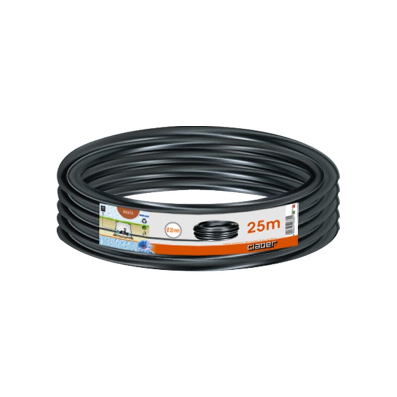 foto del prodotto claber tubo pe in polietilene pn6 per irrigazione diametro 3 4 50mt