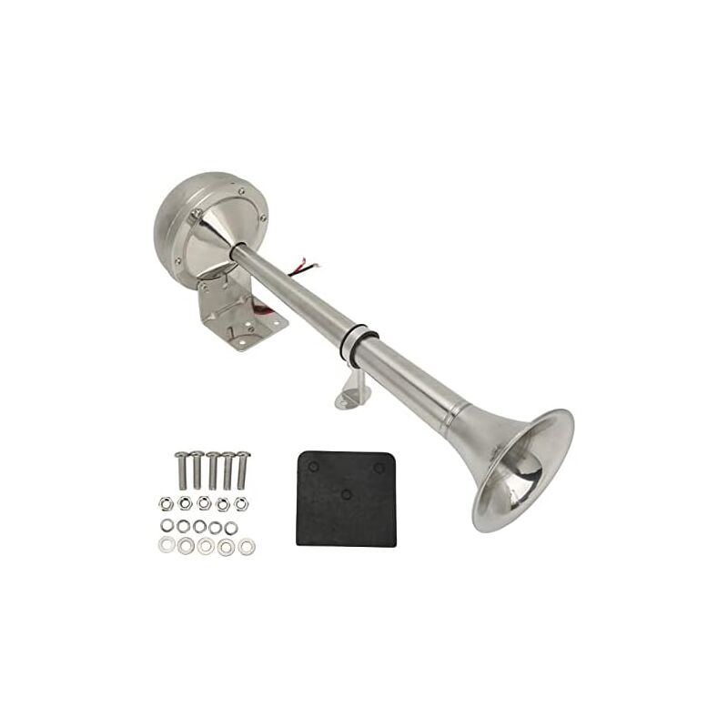 foto del prodotto clacson ad aria compressa in acciaio inossidabile da 328 db per camion, barche e yacht fai sentire la tua presenza con stile