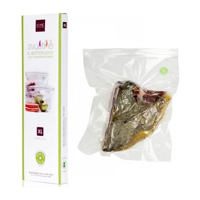 foto del prodotto classe confezione 10 buste sottovuoto 20x22cm xs