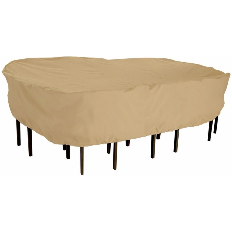 foto del prodotto classic accessori copertura per tavolo e sedia set patio terrazzo, rettangolare ovale