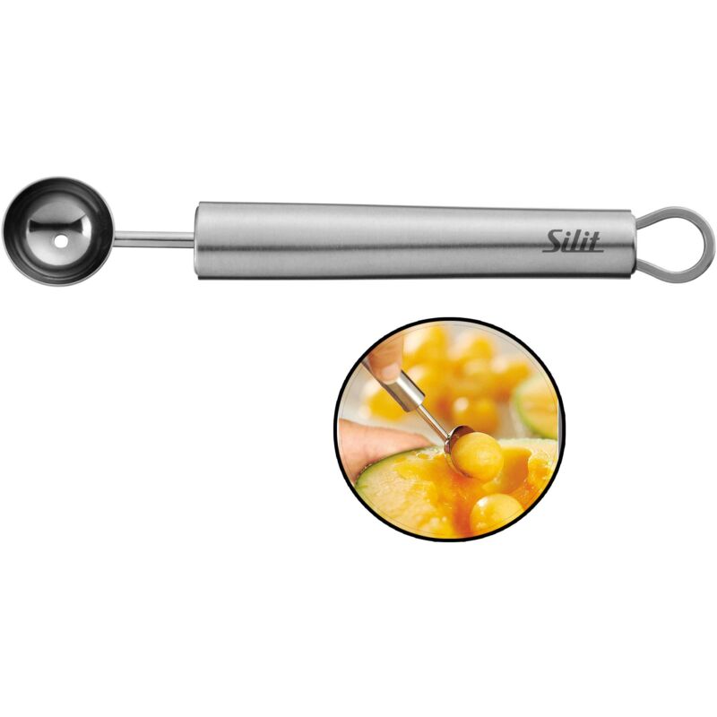 foto del prodotto classic line kugelausstecher 16 cm stampino sfera, in acciaio inox lucido, melone, cucchiaio per svuotare, lavabile in lavastoviglie, 18 10 lucidato,