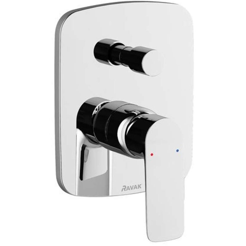 foto del prodotto classic miscelatore per vasca cl 061.00 da incasso con corpo, cromo x070086 ravak
