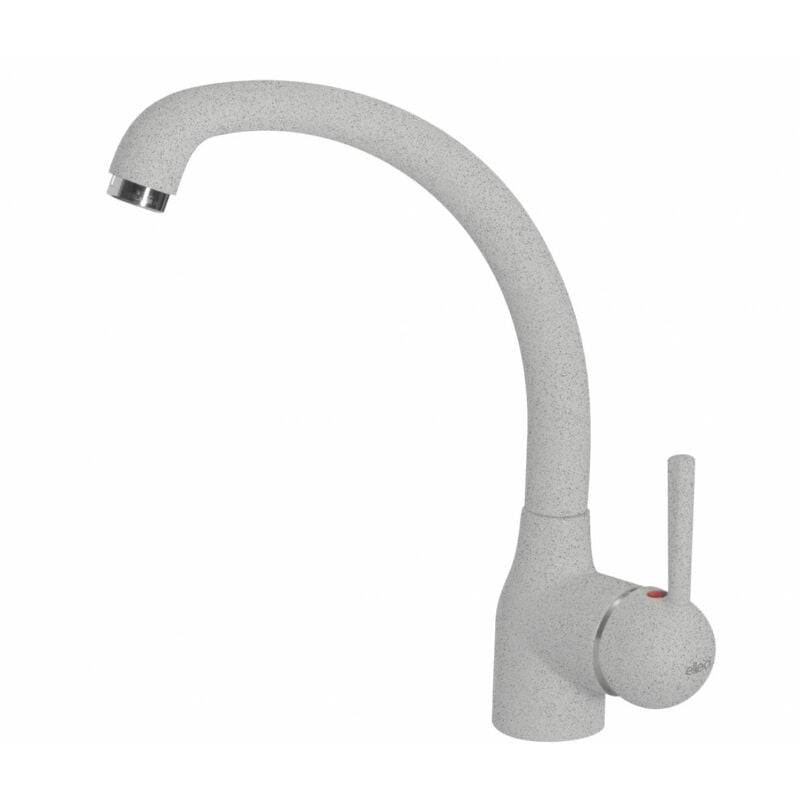foto del prodotto classic po. tipo di beccuccio tirare verso il basso, colore del prodotto grigio, materiale del rubinetto granitek. altezza max 29,7 cm,