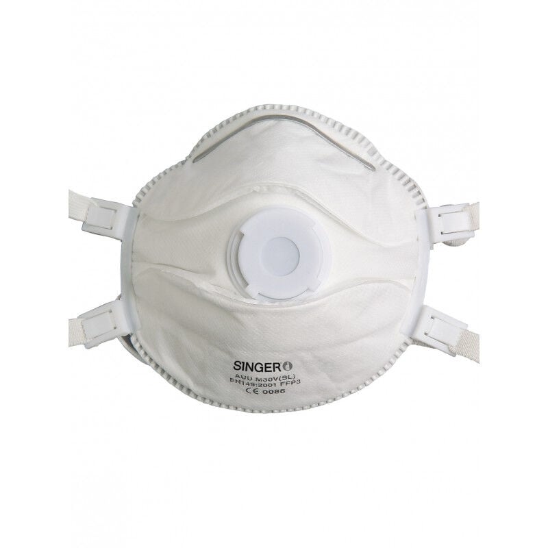 foto del prodotto classica semimaschera singer con valvola. ffp3 nr d scatola di 5 pezzi auum30vsl